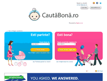 Tablet Screenshot of cautabona.ro